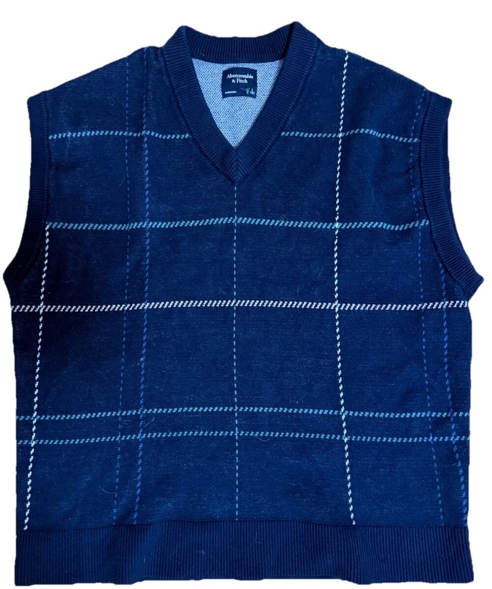 ABERCROMBIE & FITCH Men’s Preppy Vest Large